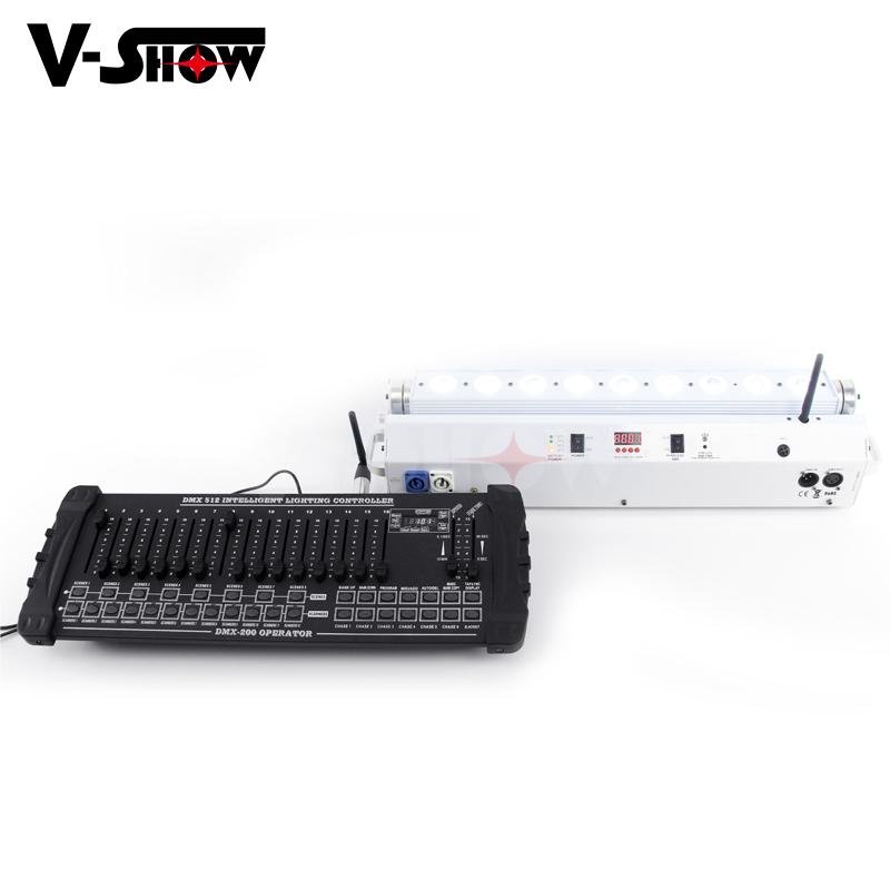 battery led moving bar 9*18w rgbwa uv wireless dmx +battery moving color wash  4