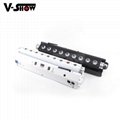 battery led moving bar 9*18w rgbwa uv wireless dmx +battery moving color wash 
