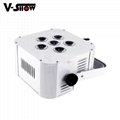 6*18W wedding light recharge battery par can with wireless control flat par can