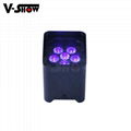 6*18W RGBWA+UV 6in1 Battery/Wireless DMX/Wifi Remote LED battery Uplight