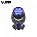 7*40W RGBW Beam wash zoom led moving head light high power moving head