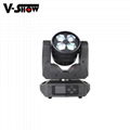 2019 New Design Beam wash zoom 4*40W RGBW LED for Wedding Stage Decoration or DJ