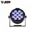 Outdoor 12 * 18W 6in1 Waterproof Battery Powered Wireless Remote DMX Par for Wed