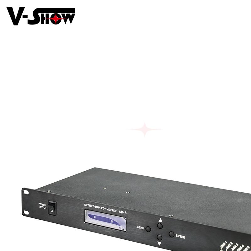 Artnet DMX Controller 8 Port channels for Stage Light control Dj 7