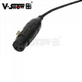 V-Show 6.5ft Flexible DMX Cable Gold-Plated 3 Pin Signal XLR Male to Female DMX 