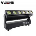 V-show 2021 luces led led bar dmx rgbw 6*40W zoom wash beam moving head for dj d