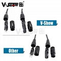 V-Show 6.5ft Flexible DMX Cable Gold-Plated 3 Pin Signal XLR Male to Female DMX 