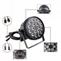  Led par Can lights 18*10W RGBW 4in1 for A Church Stage