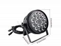  Led par Can lights 18*10W RGBW 4in1 for A Church Stage