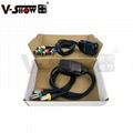 V-Show Adapter DMX-RJ45 Cable splitter RJ45/4 x XLR 3pin male&female