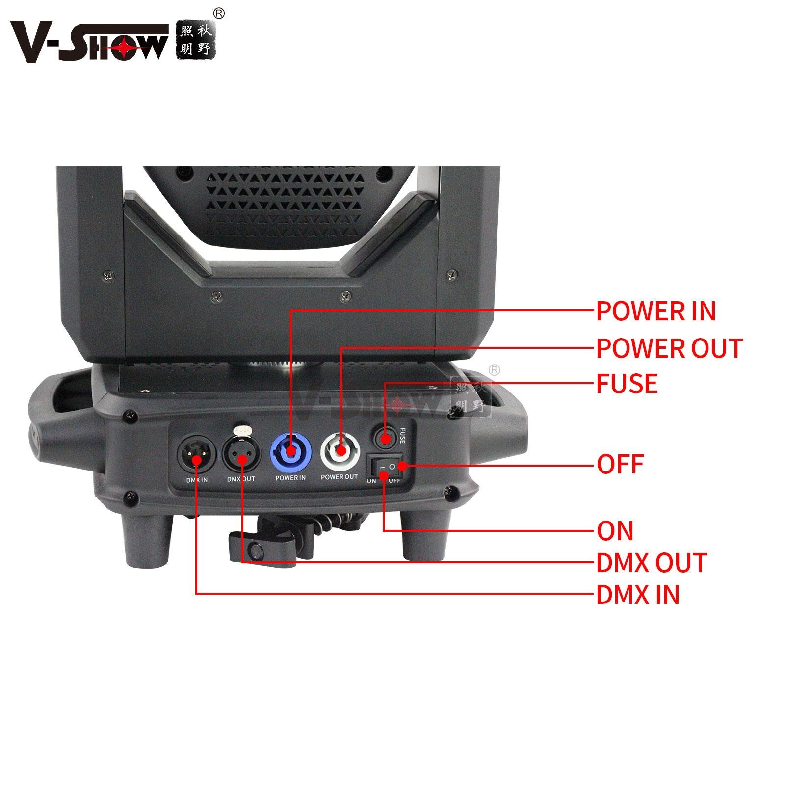 V-Show 2022 New arrive S718 150W Spot LED Moving Head for stage light 2