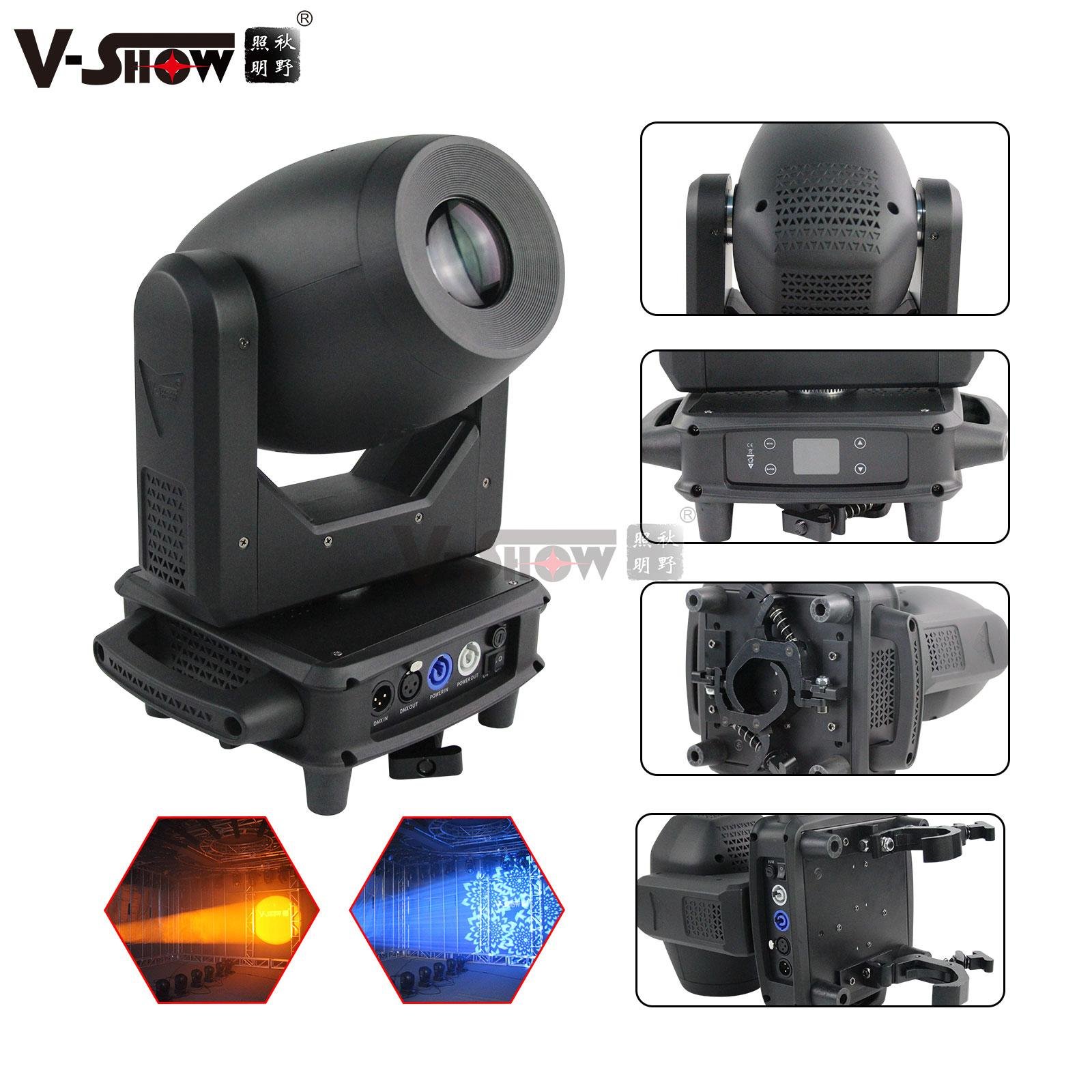 V-Show 2022 New arrive S718 150W Spot LED Moving Head for stage light 5