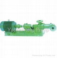 Single spiral screw pump 1