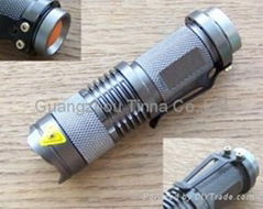 Zoomable LED Flashlight