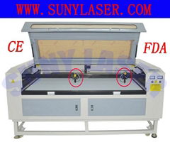 Multi Heads CO2 PU Laser Cutting Maching 1600*1000mm