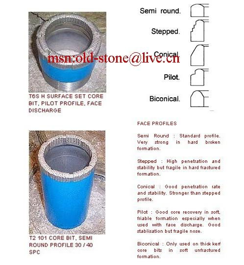 Surface-set Diamond Core Drill Bit 2