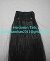 12-15" horse forelock extensions and false horse forelocks made of mane hairs 5