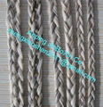 Handmade real horse hair braids for jewelry and horse hair bracelets in 25cm lon