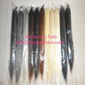 High quality 75cm double thickness false horse tails for horse riding  1