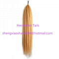 High quality 75cm double thickness false horse tails for horse riding  4