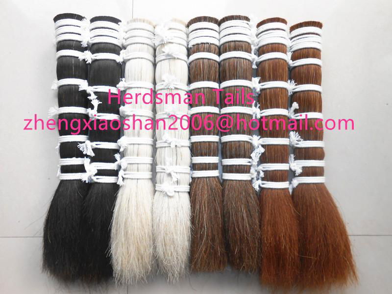 Rocking horse tails with all natural horse hair colors in 60cm long  4