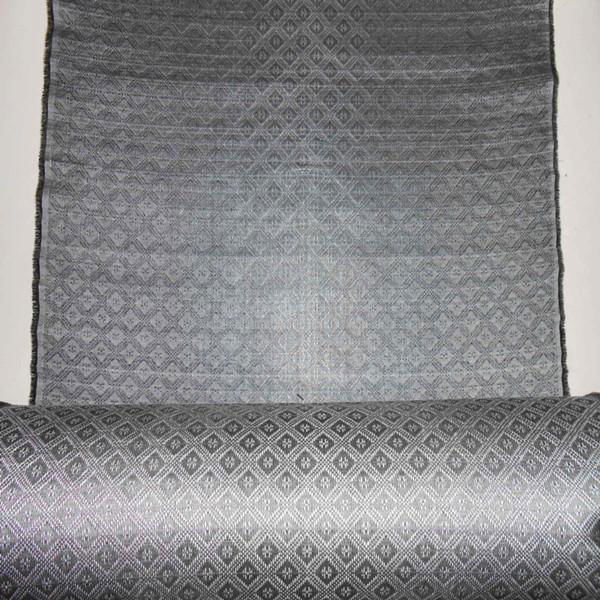 23-27“ upholstery horse hair fabric with black satin plaine weave design  4