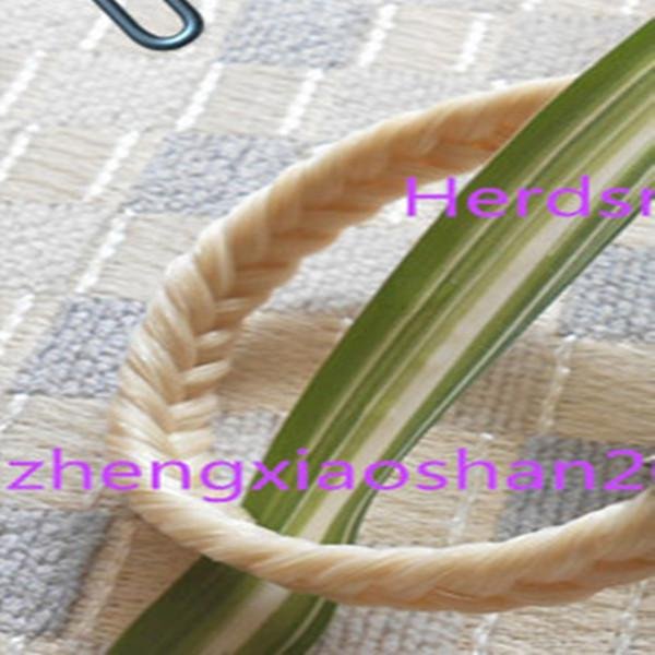 Handmade real horse hair braids for jewelry and horse hair bracelets in 25cm lon 5