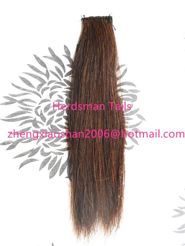 12-15" horse forelock extensions and false horse forelocks made of mane hairs 3