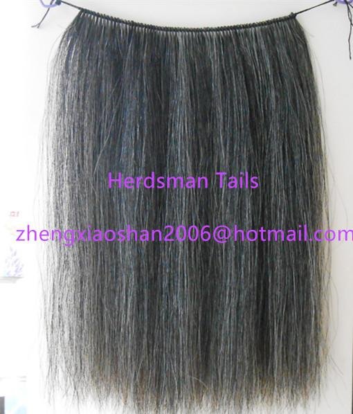 Horse mane extensions and 18" long horse hair wefts for rocking horse mane
