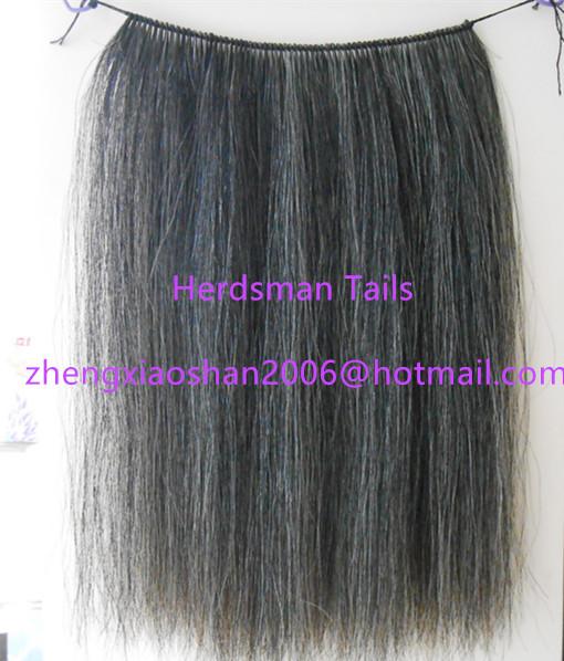 50cm horse hair wefts for rocking horses manes weaved by hand 2