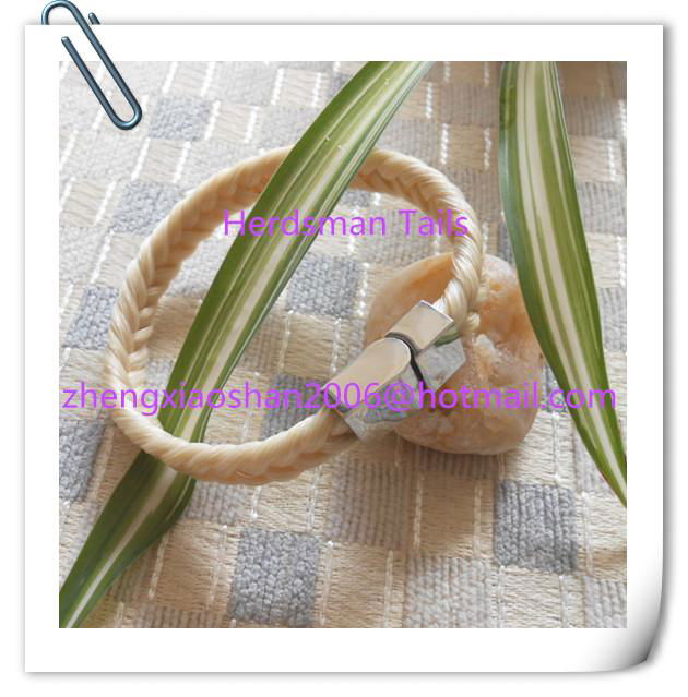 Handmade 20cm horse hair bracelets and bangles with real horse hairs 5