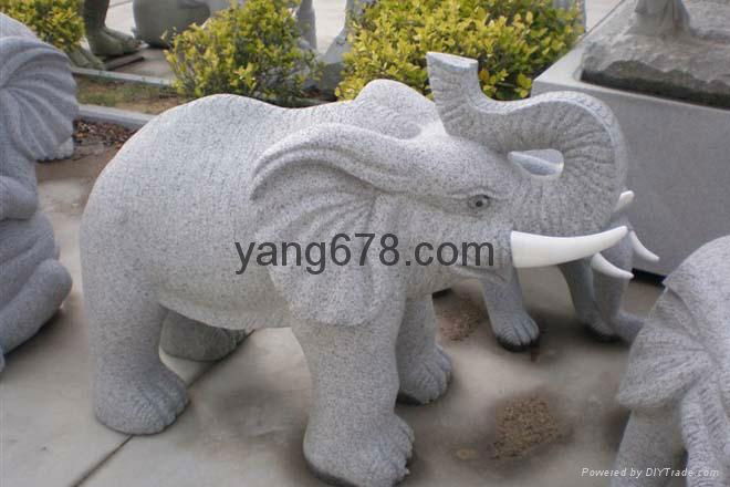 石雕大象 4