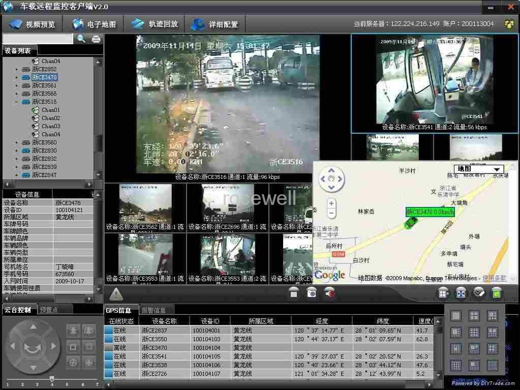 Realtime Monitor Mobile DVR (RC-8004H)could be added GPS