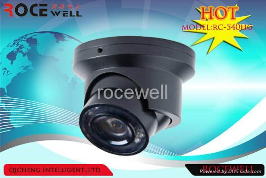 mini 540 TVL 12VDC PAL/NTSC infrared spectrum weatherproof  color camera 3