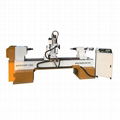 Wisdom CNC 4 axis Engraving Wood Turning Lathe Machine Price 2