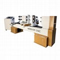 Double Axis Four Lathe Cutter CNC Wood Lathe Machine Price