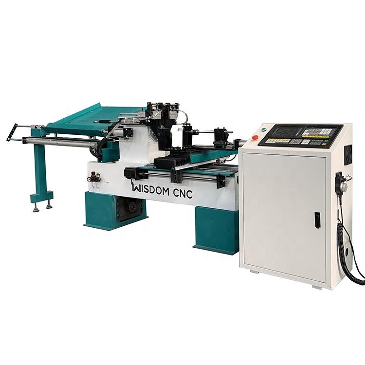 Heavy duty Small Auto Feeding CNC Wood Lathe Machine