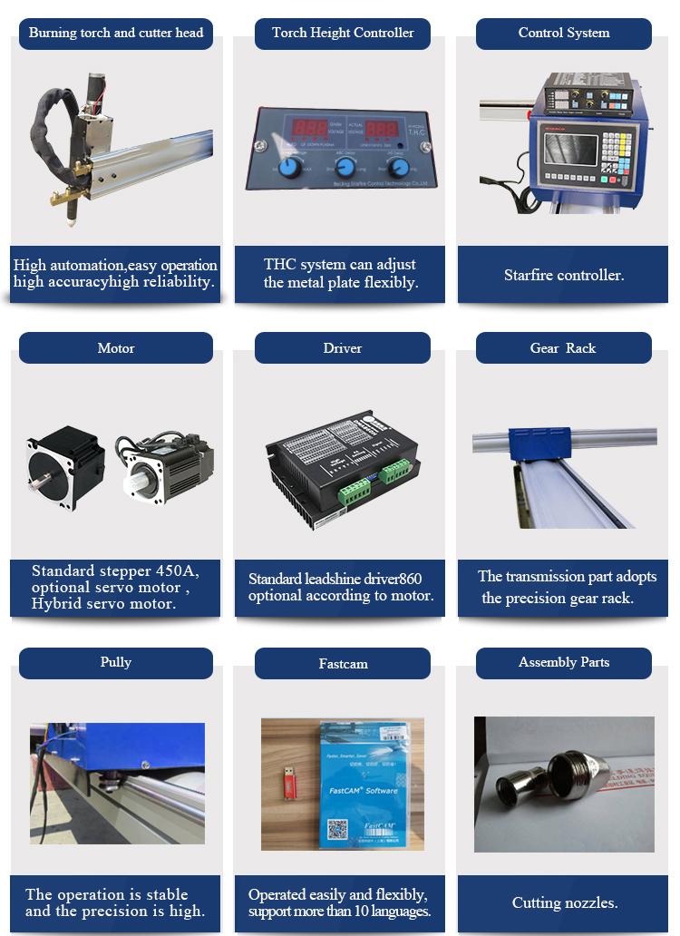 Cheap Portable CNC Plasma Cutting Machine Price 4