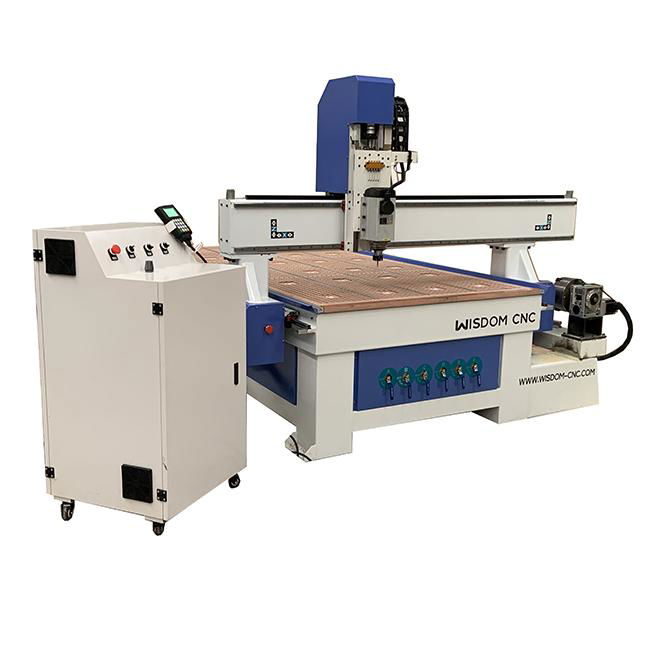 4 Axis Rotary Wood Carving CNC Router Machine 3