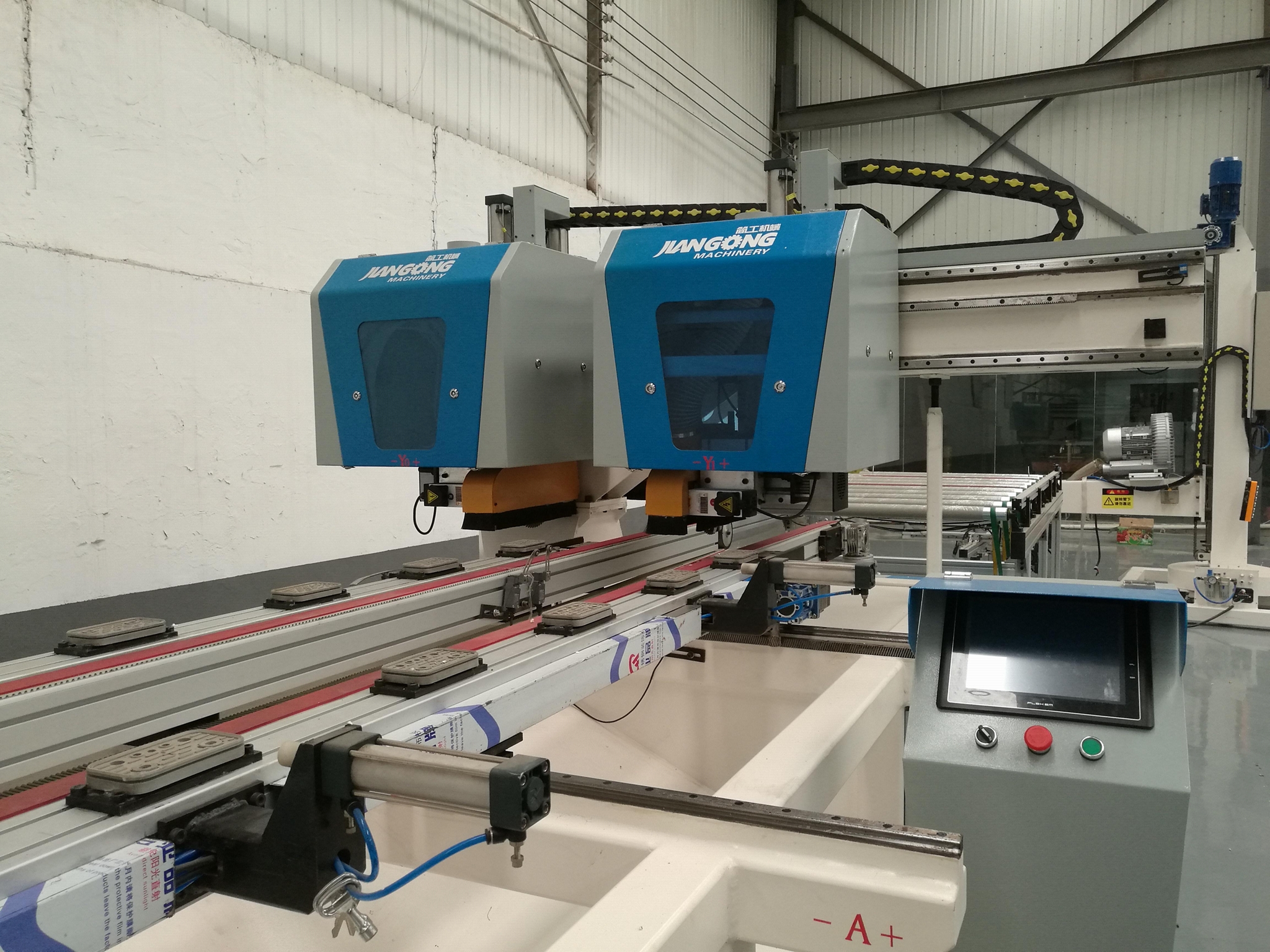 门厂用全自动数控四边锯 两锯头