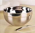 stainless steel bowls with double wall 1