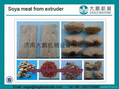 Soya chunks n   ets meat extruder processing production line machines