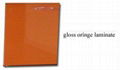 Kitchen Cabinet - Gloss Orange Laminate 2