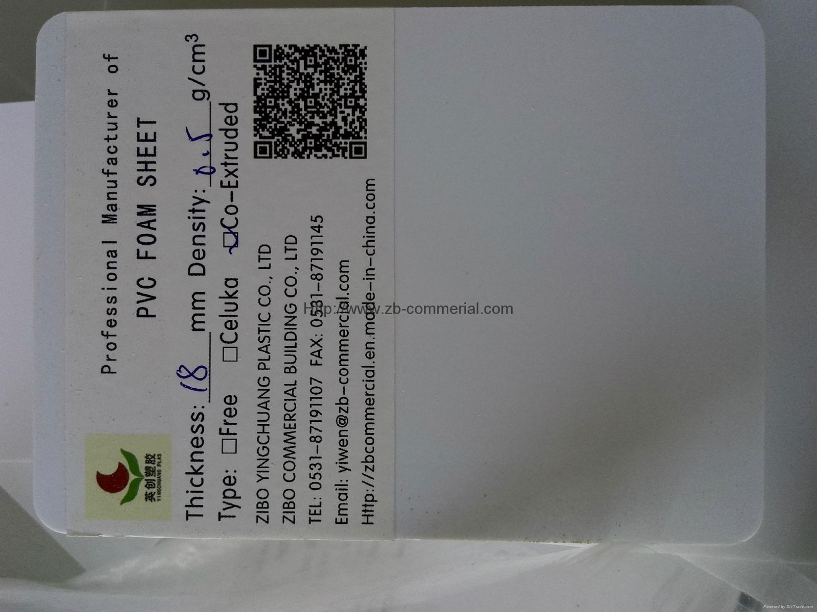 PVC Celuka Sheet(1220*2440mm, 25mm thick, 0.5g/cm3) 4