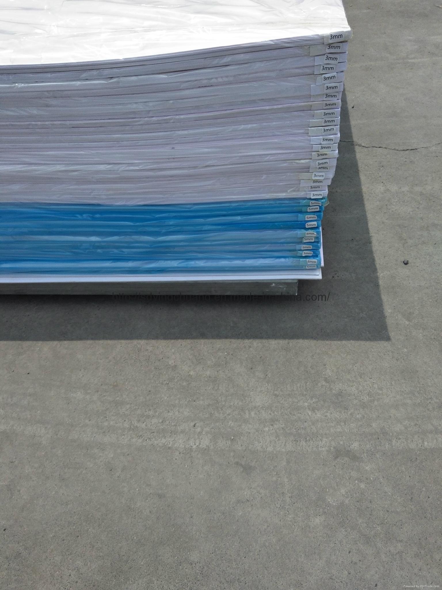  Foamed PVC PVC Foam Board (1220*2440*1-4mm or 2050*3050*1-12mm) 3
