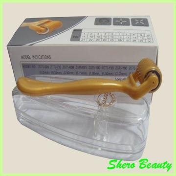 ZGTS Titanium derma roller for scar removal wrinkle removal