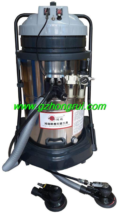 Automatic dedusting and polishing machine for carbon fiber products