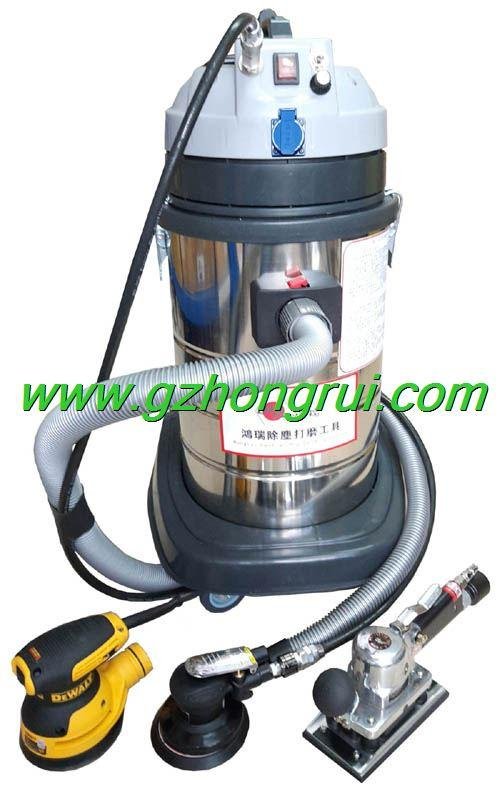 Dust removal equipment for pneumatic grinding machine