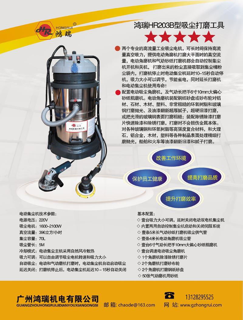 自動除塵除鏽除漆打磨機 2