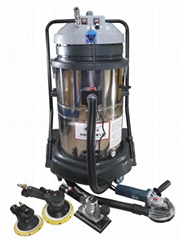 Central dust collection vehicle grinding equipment 